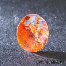 画像3: 【 1点物 】オーロラインクォーツ ルース 5.0ct Aurora In Quartz リモナイト ヘマタイト 天然石 パワーストーン 浄化 お守り カラーストーン (3)