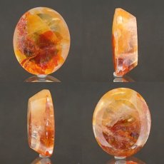 画像2: 【 1点物 】オーロラインクォーツ ルース 6.0ct Aurora In Quartz リモナイト ヘマタイト 天然石 パワーストーン 浄化 お守り カラーストーン (2)