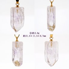 画像3: 【 一点もの 】 ベラクルスアメジスト ペンダントトップ 原石 メキシコ産 日本製 ステンレス Vera Cruz Amethyst 2月 誕生石 ネックレス お守り 浄化 天然石 パワーストーン カラーストーン (3)