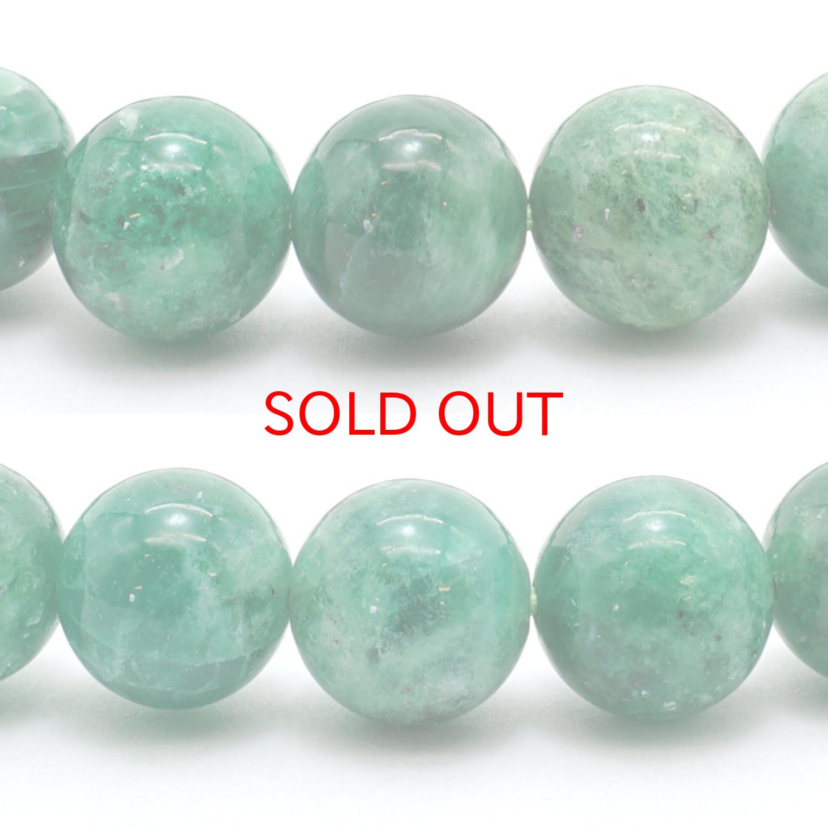 画像2: 【 一点物 】エメラルド ブレスレット 8mm ブラジル産 天然石 パワーストーン 緑柱石 5月誕生石 カラーストーン (2)