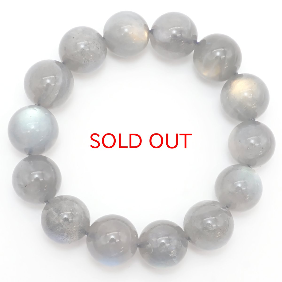 画像4: 【 一点物 】 ラブラドライト 15mm ブレスレット マダガスカル産 Labradorite ラブラド 曹灰長石 浄化 お守り 天然石 パワーストーン カラーストーン (4)