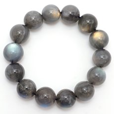 画像4: 【 一点物 】 ラブラドライト 15mm ブレスレット マダガスカル産 Labradorite ラブラド 曹灰長石 浄化 お守り 天然石 パワーストーン カラーストーン (4)