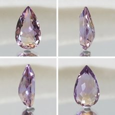 画像2: アメトリン ルース 4.15ct ドロップカット ボリビア産 一点もの アメジスト シトリン バイカラー 希少石 天然石 パワーストーン カラーストーン (2)