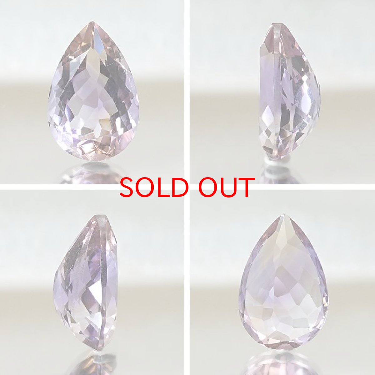 画像2: 【SALE 20%OFF】 アメトリン ルース 5.75ct ドロップカット ボリビア産 一点もの アメジスト シトリン バイカラー 希少石 天然石 パワーストーン カラーストーン (2)