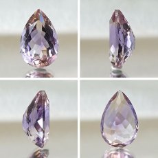 画像2: アメトリン ルース 5.75ct ドロップカット ボリビア産 一点もの アメジスト シトリン バイカラー 希少石 天然石 パワーストーン カラーストーン (2)