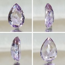 画像2: アメトリン ルース 3.75ct ドロップカット ボリビア産 一点もの アメジスト シトリン バイカラー 希少石 天然石 パワーストーン カラーストーン (2)