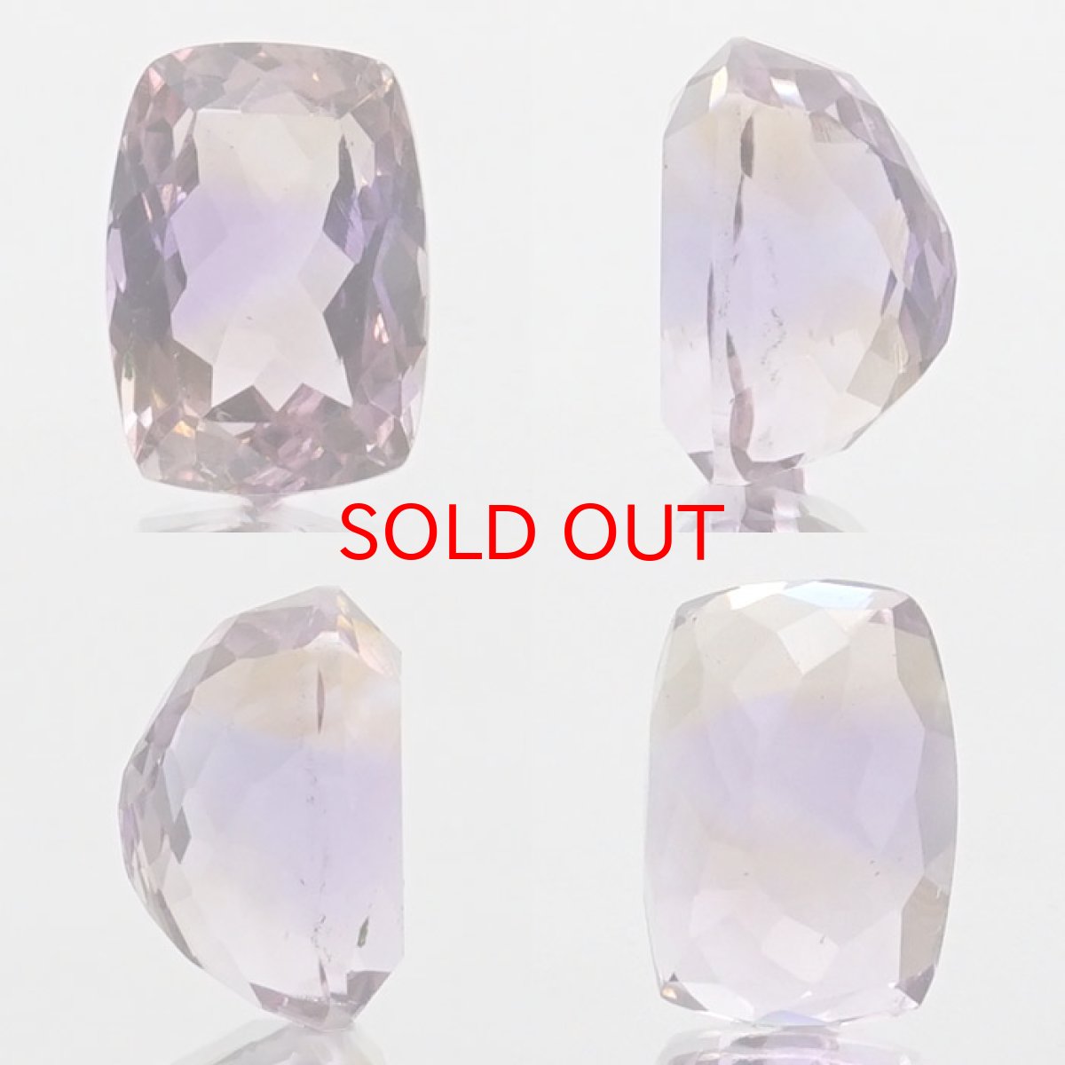 画像2: アメトリン ルース 9.13ct シザースカット ボリビア産 一点もの アメジスト シトリン バイカラー 希少石 天然石 パワーストーン カラーストーン (2)