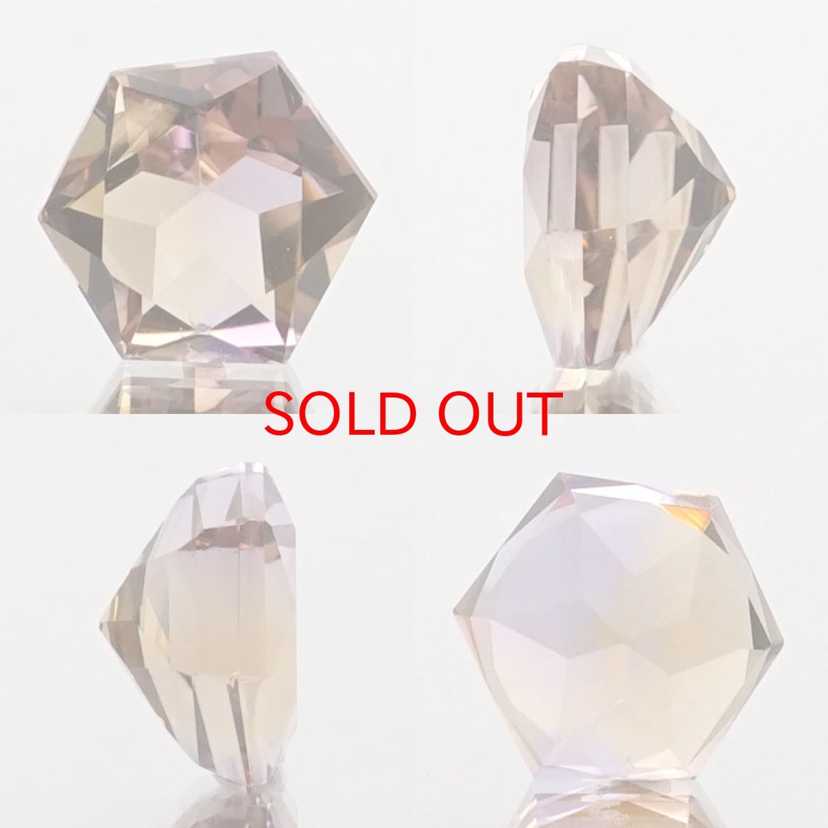 画像2: アメトリン ルース 5.76ct 六芒星 ボリビア産 一点もの アメジスト シトリン バイカラー 希少石 天然石 パワーストーン カラーストーン (2)