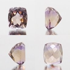 画像2: アメトリン ルース 5.51ct シザーズカット ボリビア産 一点もの アメジスト シトリン バイカラー 希少石 天然石 パワーストーン カラーストーン (2)