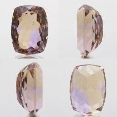 画像2: アメトリン ルース 7.45ct シザースカット ボリビア産 一点もの アメジスト シトリン バイカラー 希少石 天然石 パワーストーン カラーストーン (2)