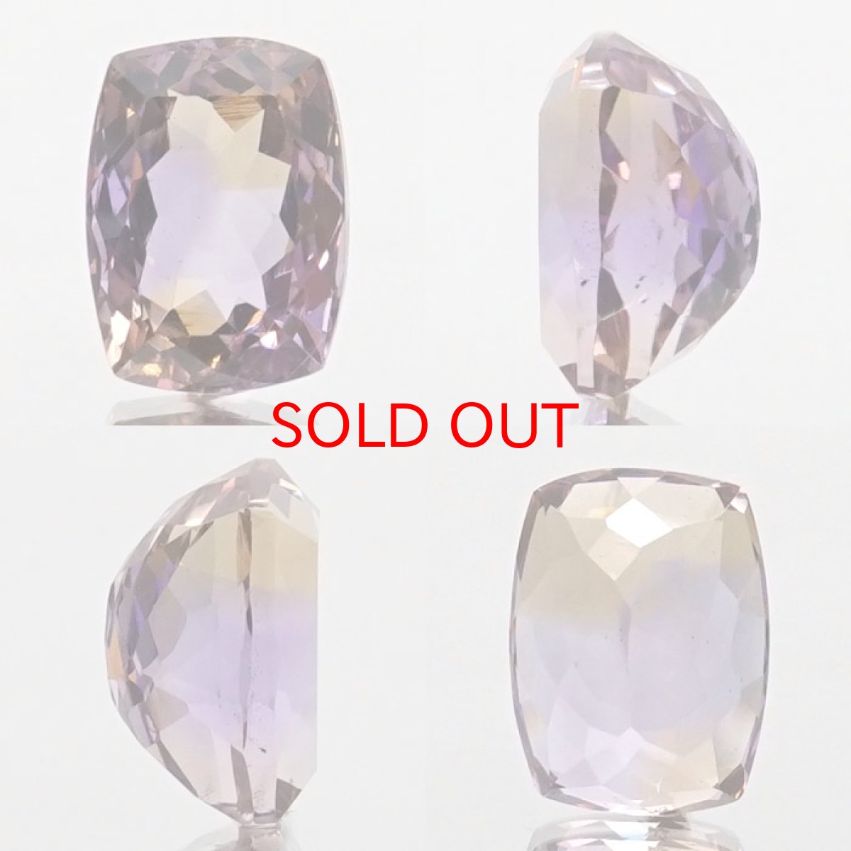 画像2: 【20%OFFセール】 アメトリン ルース 7.28ct シザースカット ボリビア産 一点もの アメジスト シトリン バイカラー 希少石 天然石 パワーストーン カラーストーン (2)
