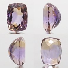 画像2: アメトリン ルース 7.28ct シザースカット ボリビア産 一点もの アメジスト シトリン バイカラー 希少石 天然石 パワーストーン カラーストーン (2)