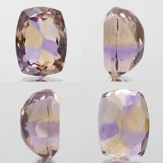 画像2: アメトリン ルース 8.02ct シザースカット ボリビア産 一点もの アメジスト シトリン バイカラー 希少石 天然石 パワーストーン カラーストーン (2)