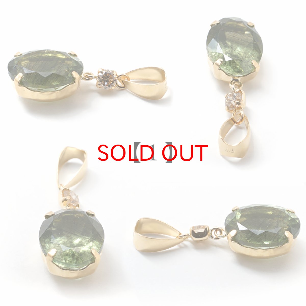 画像3: 【20%OFFセール】 ルドウィジャイトインペリドット K18 ペンダントトップ オーバルカット パキスタン産 【 一点もの 】 ダイヤモンド 日本製 ペリドット 8月誕生石 希少石 天然石 パワーストーン カラーストーン (3)