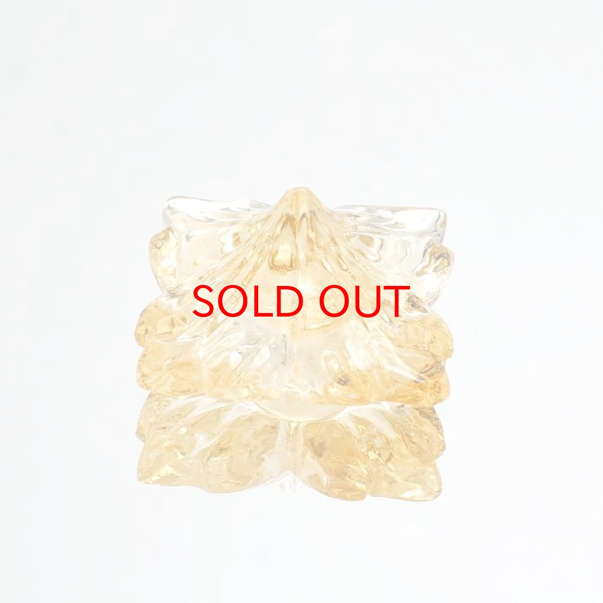 画像3: シトリン ルース 花 3.8ct ブラジル産 Citrine 裸石 彫り物 黄水晶 11月誕生石 半透明 透明 お守り 浄化 天然石 パワーストーン カラーストーン (3)