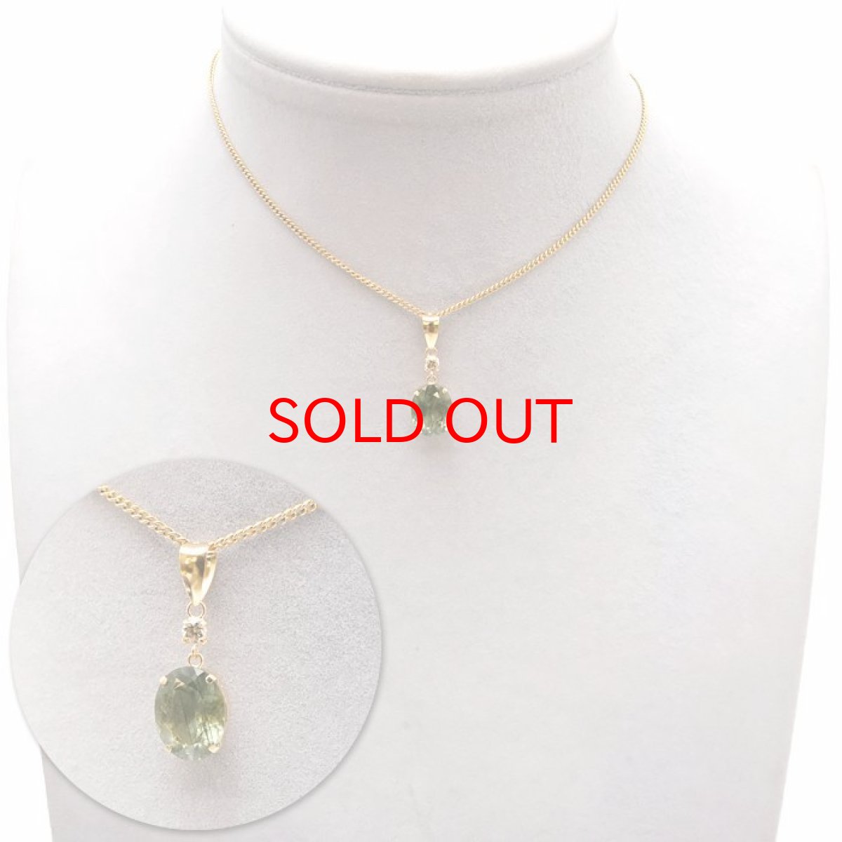 画像6: 【20%OFFセール】 ルドウィジャイトインペリドット K18 ペンダントトップ オーバルカット パキスタン産 【 一点もの 】 ダイヤモンド 日本製 ペリドット 8月誕生石 希少石 天然石 パワーストーン カラーストーン (6)