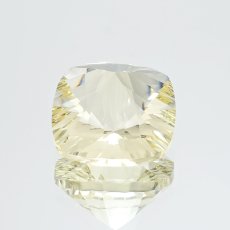 画像3: レモンクォーツ ルース 6.2ct スクエアカット ブラジル産 【 一点もの 】 Lemon Quartz レモン水晶 硫黄水晶 天然石 パワーストーン カラーストーン (3)