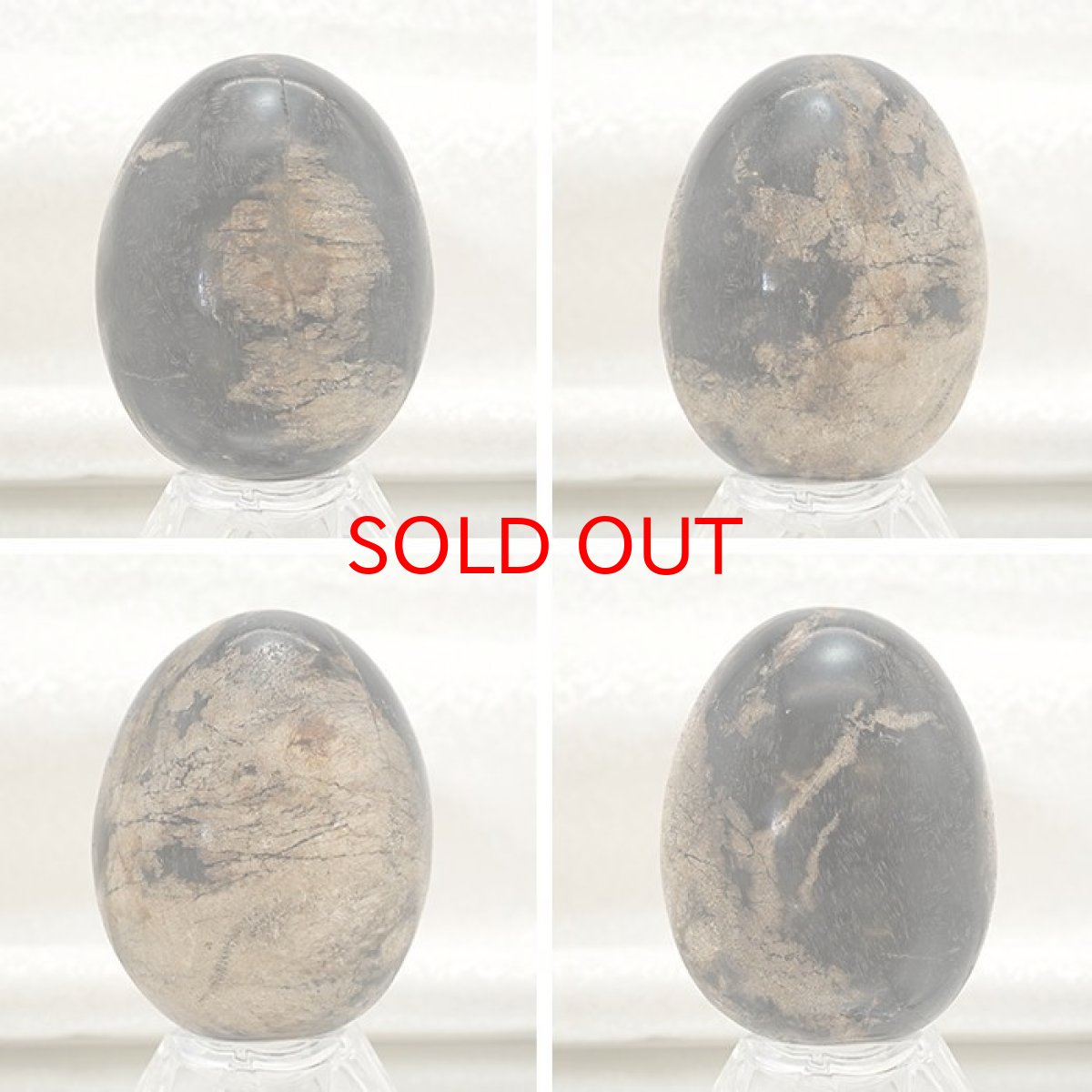 画像2: ペトリファイドパームウッド エッグ 卵型 一点もの インドネシア産 天然石 パワーストーン (2)