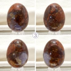 画像6: アゲートインアメジスト エッグ 卵型 一点もの インドネシア産 天然石 パワーストーン (6)