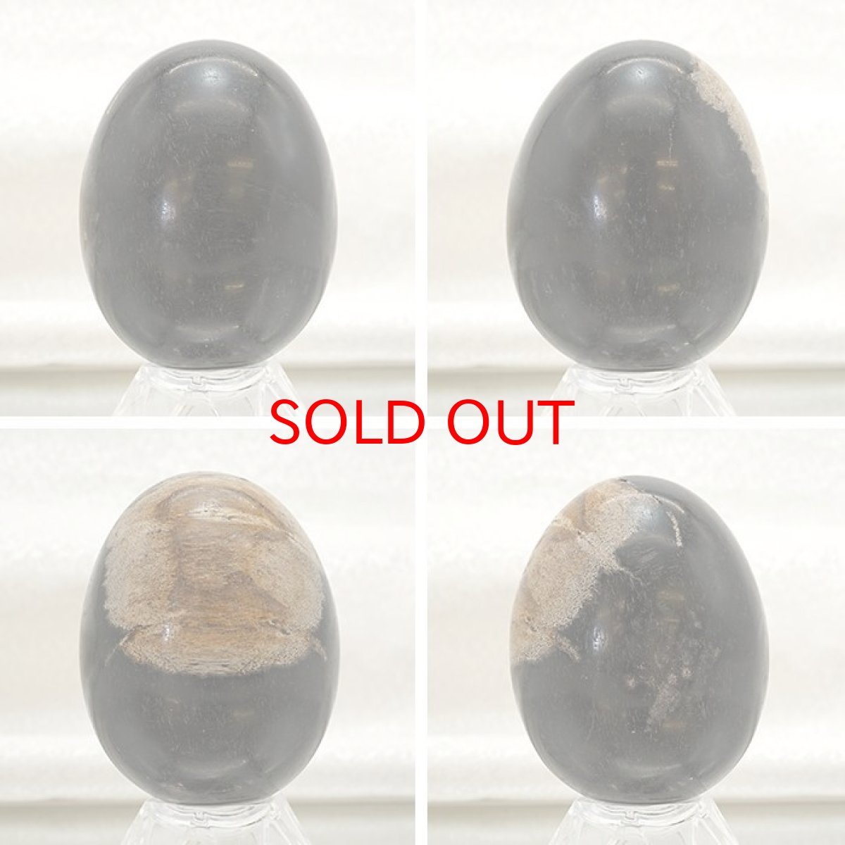画像2: 【SALE 20%OFF】 ペトリファイドパームウッド エッグ 卵型 一点もの インドネシア産 天然石 パワーストーン (2)