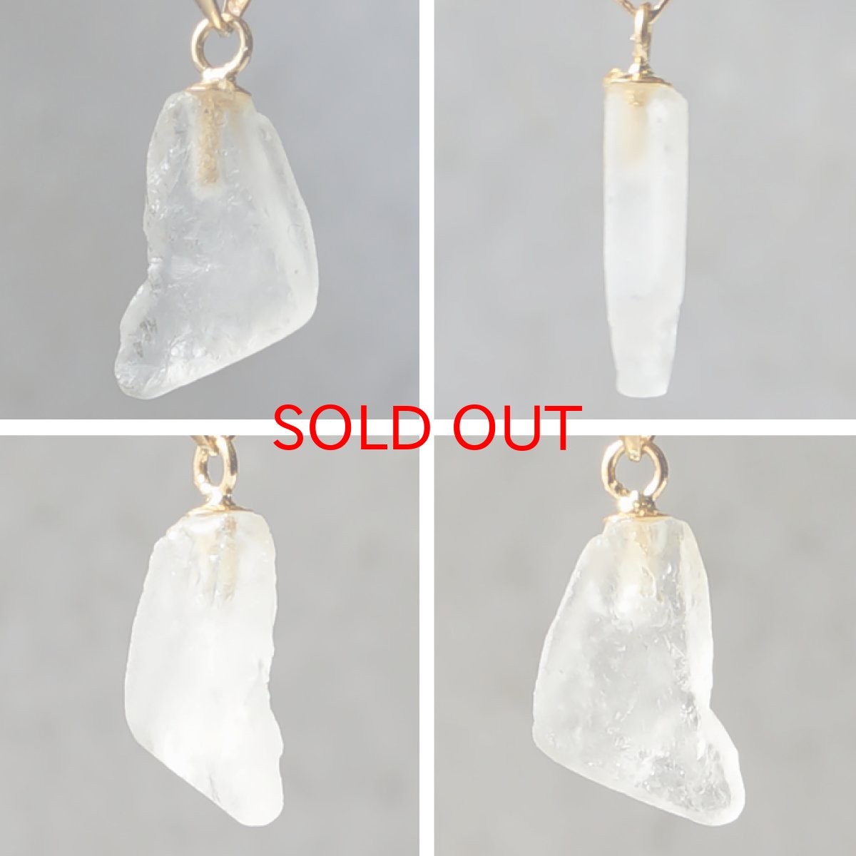 画像2: フェナカイト 1.3ct ペンダントトップ ロシア産 K18 ラフ 原石 【 一点もの 】 Phenakite 日本製 希少石 フェナス石 ネックレス パワーストーン 浄化 (2)