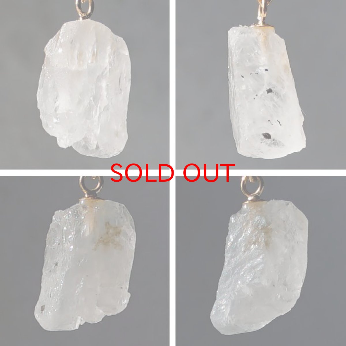 画像2: フェナカイト 3.9ct ペンダントトップ ロシア産 K18 ラフ 原石 【 一点もの 】 Phenakite 日本製 希少石 フェナス石 ネックレス パワーストーン 浄化 (2)