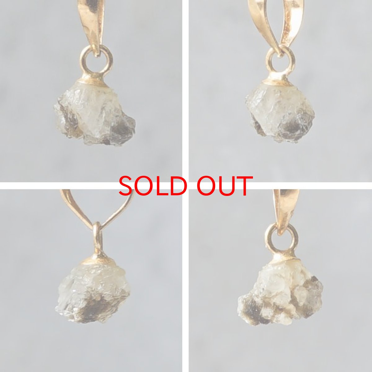 画像2: フェナカイト 0.7ct ペンダントトップ ロシア産 K18 ラフ 原石 【 一点もの 】 Phenakite 日本製 希少石 フェナス石 ネックレス パワーストーン 浄化 (2)