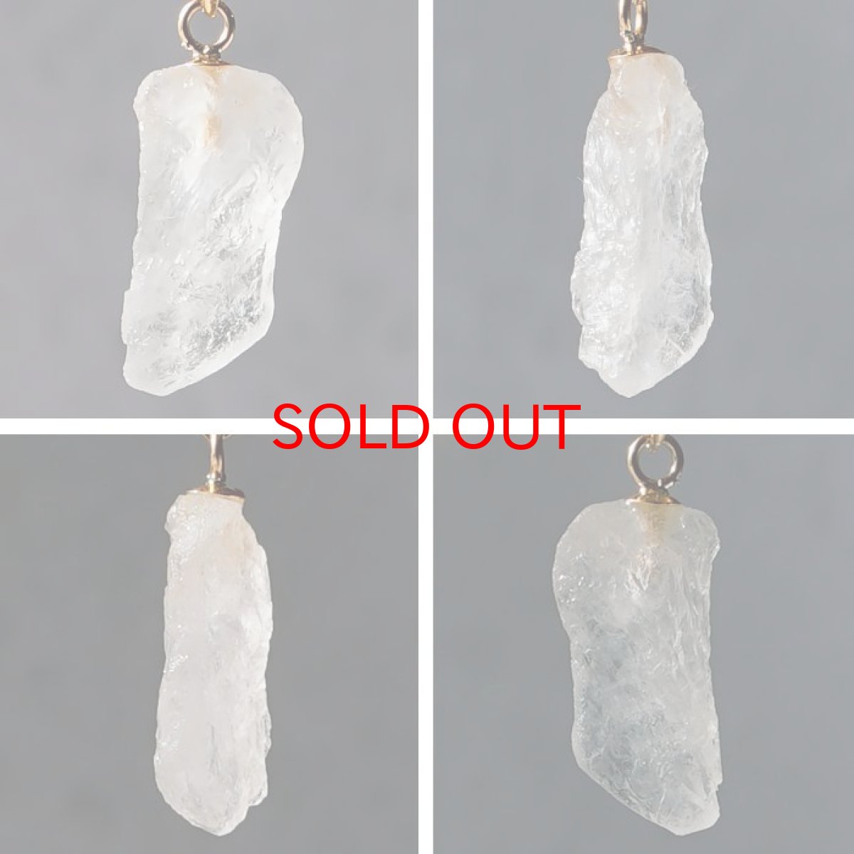 画像2: フェナカイト 2.1ct ペンダントトップ ロシア産 K18 ラフ 原石 【 一点もの 】 Phenakite 日本製 希少石 フェナス石 ネックレス パワーストーン 浄化 (2)