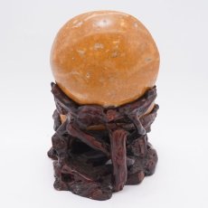 画像4: トレジャーメノウ ブラジル産 treasure agate 台付き 一点物 聚宝盆 瑪瑙 原石 龍穴 正月 新年 飾り物 レア クラスター 金運 浄化 置き物 天然石 パワーストーン カラーストーン (4)