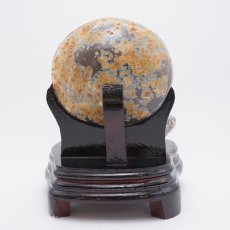 画像4: トレジャーメノウ ブラジル産 treasure agate 台付き 一点物 聚宝盆 瑪瑙 原石 龍穴 正月 新年 飾り物 レア クラスター 金運 浄化 置き物 天然石 パワーストーン カラーストーン (4)