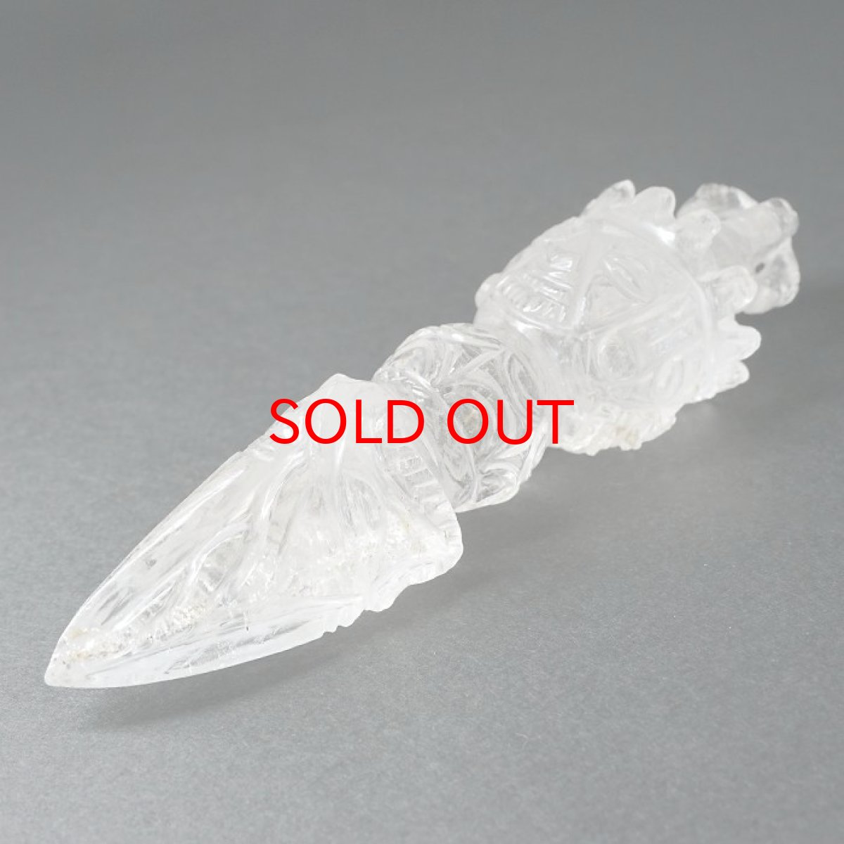 画像2: 【20%OFFセール】 水晶金剛杭 ネパール産 一点もの 風水 開運 勉強運 天然石 パワーストーン (2)