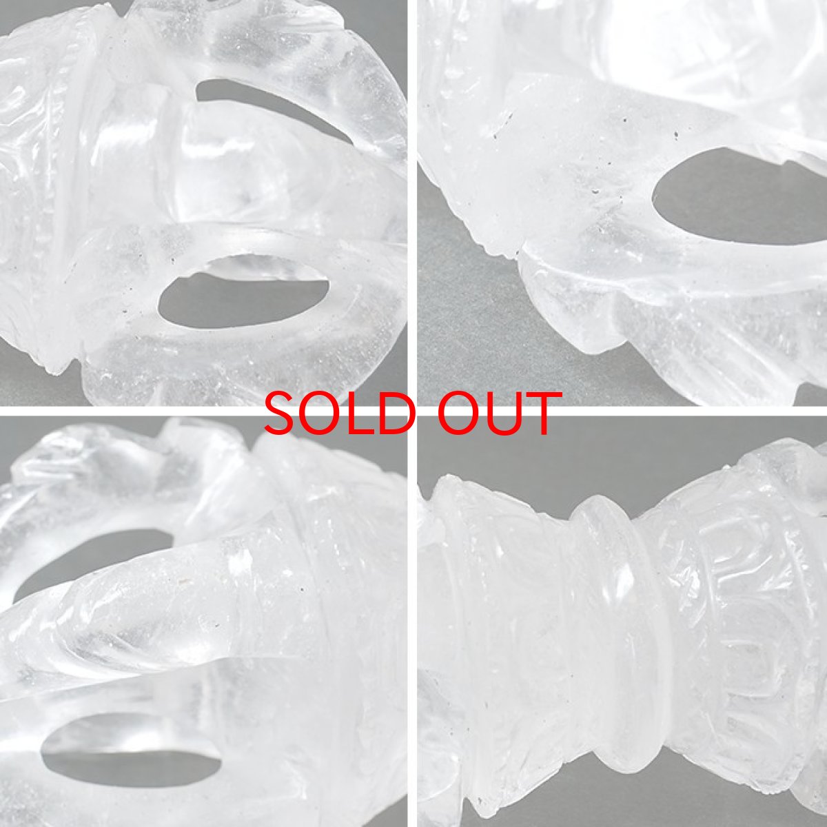 画像4: 水晶五鈷杵 ネパール産 一点もの 風水 開運 勉強運 天然石 パワーストーン (4)