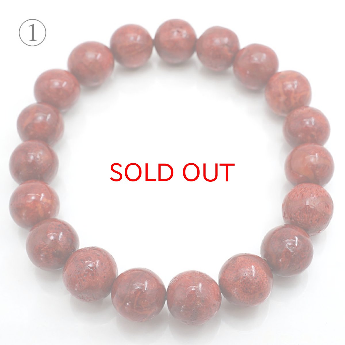 画像3: 天然山サンゴ 10mm AAランク ブレスレット インドネシア産 【 一点もの 】 mountain coral 浄化 天然石 パワーストーン カラーストーン (3)