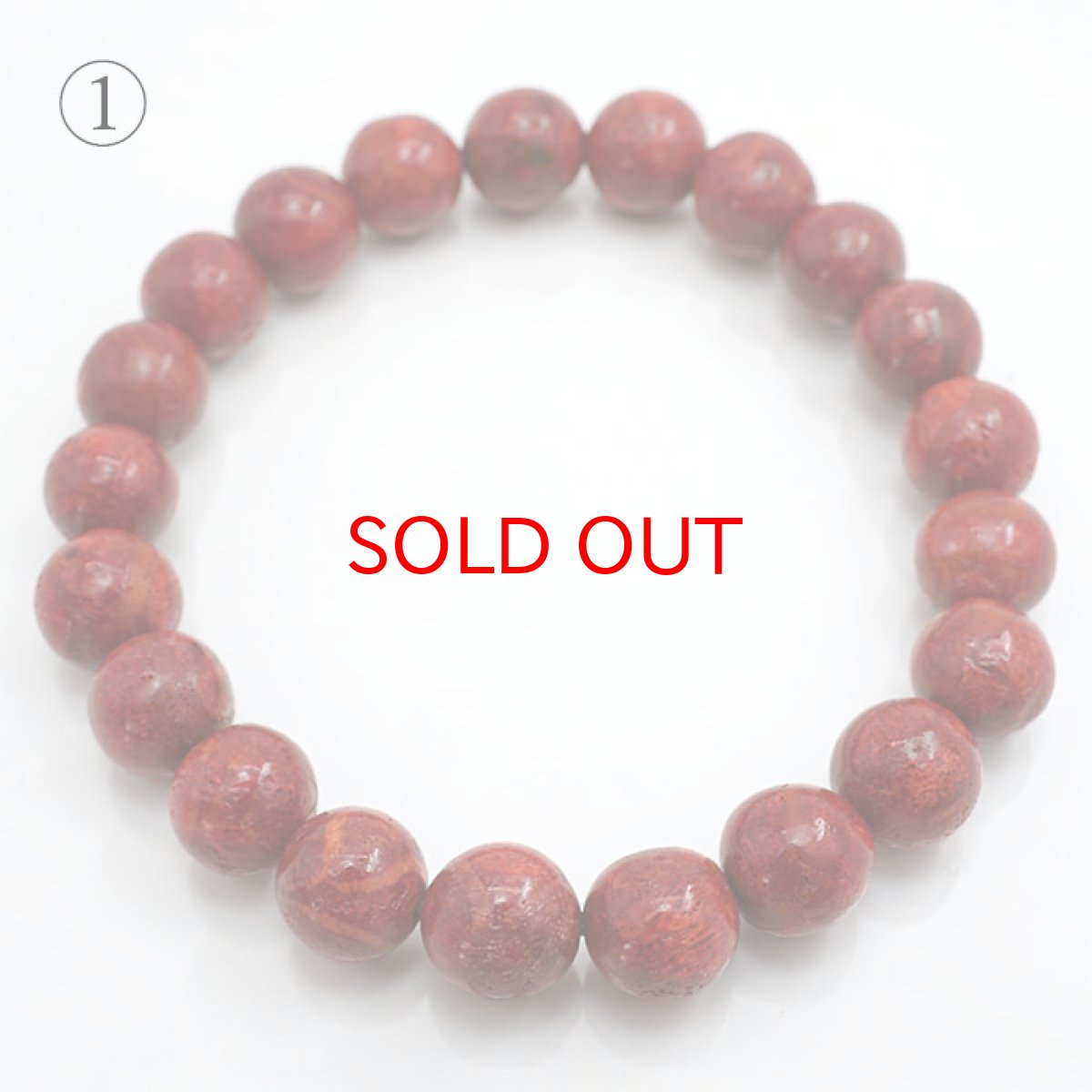 画像3: 天然山サンゴ 9.5mm AAランク ブレスレット インドネシア産 【 一点もの 】 mountain coral 浄化 天然石 パワーストーン カラーストーン (3)