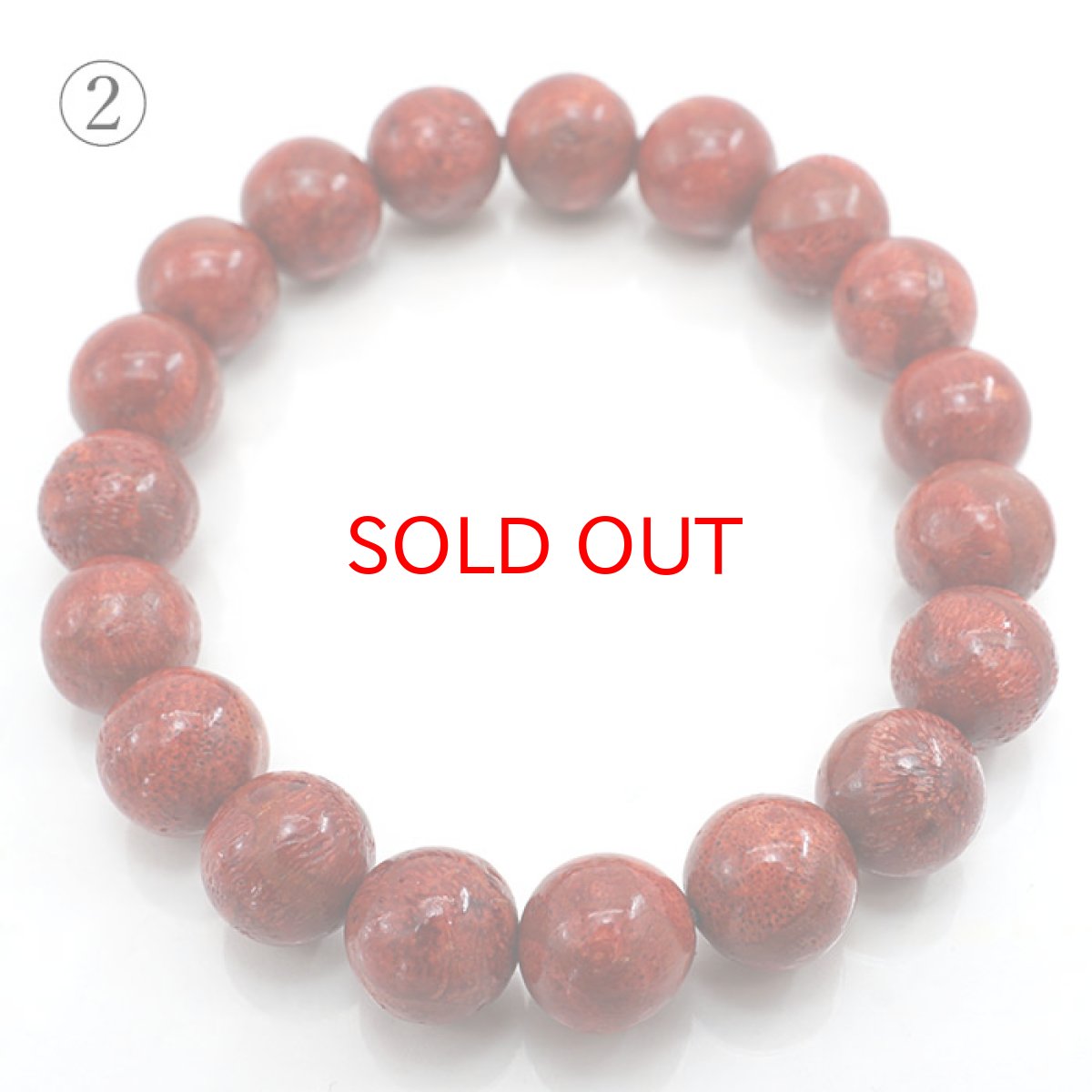 画像5: 天然山サンゴ 10.5mm AAランク ブレスレット インドネシア産 【 一点もの 】 mountain coral 浄化 天然石 パワーストーン カラーストーン (5)