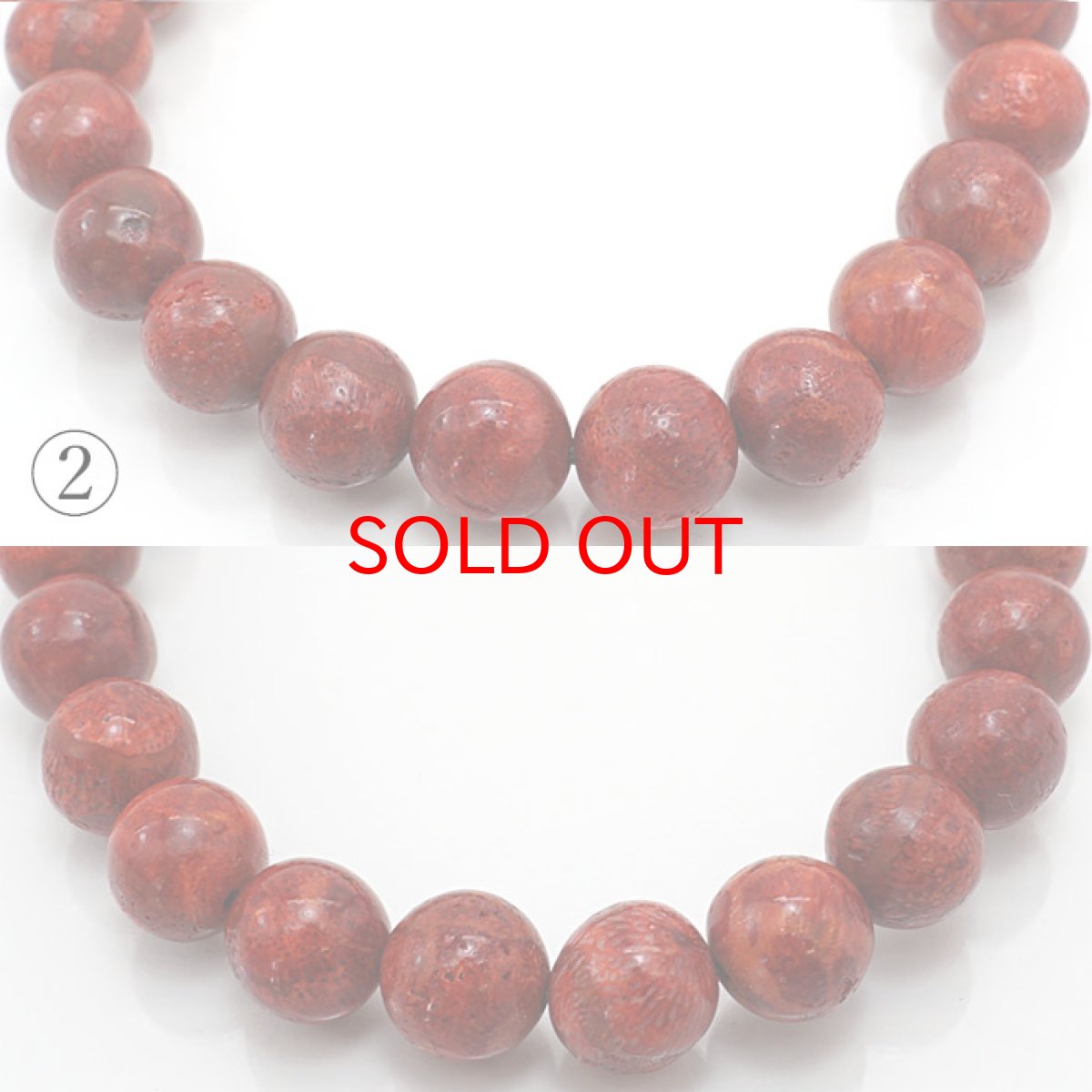 画像4: 天然山サンゴ 9.5mm AAランク ブレスレット インドネシア産 【 一点もの 】 mountain coral 浄化 天然石 パワーストーン カラーストーン (4)