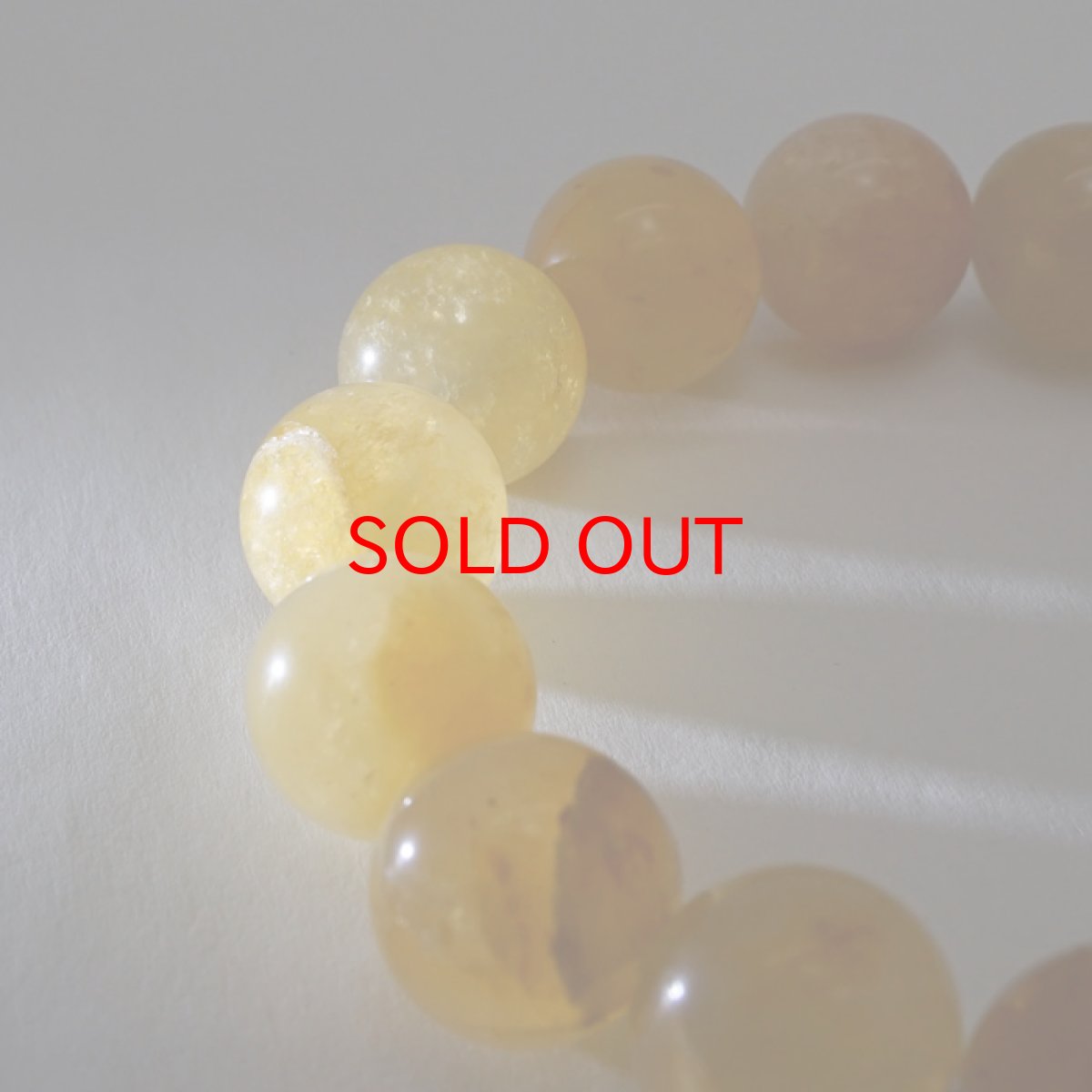 画像4: 【20%OFFセール】 【日本の石】 静岡水晶 ＡＡＡ イエロー 14mmブレスレット カラーストーン (4)