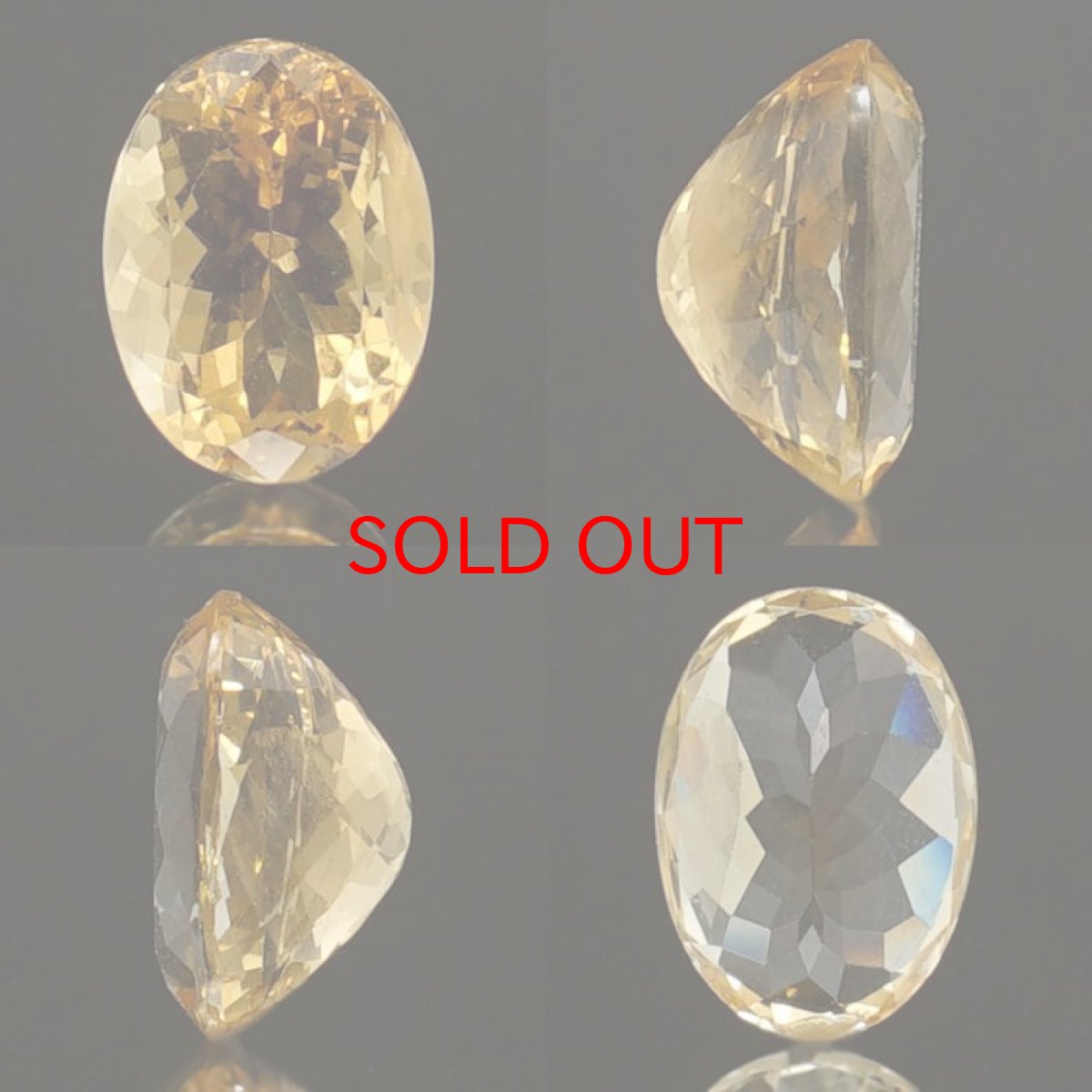 画像2: イエローダンビュライト ルース 2.5ct オーバルカット 一点物 アメリカ産 Yellow Danburite ダンビュライト 天然石 パワーストーン 浄化 お守り カラーストーン (2)