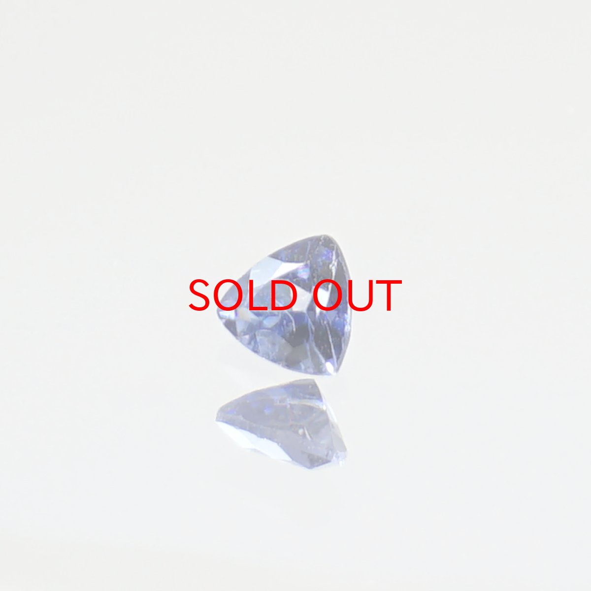 画像3: ベニトアイト ルース 0.118ct トリリアントカット アメリカ カリフォルニア州産 【 一点もの 】 Benitoite ベニト石 希少石 天然石 パワーストーン カラーストーン (3)