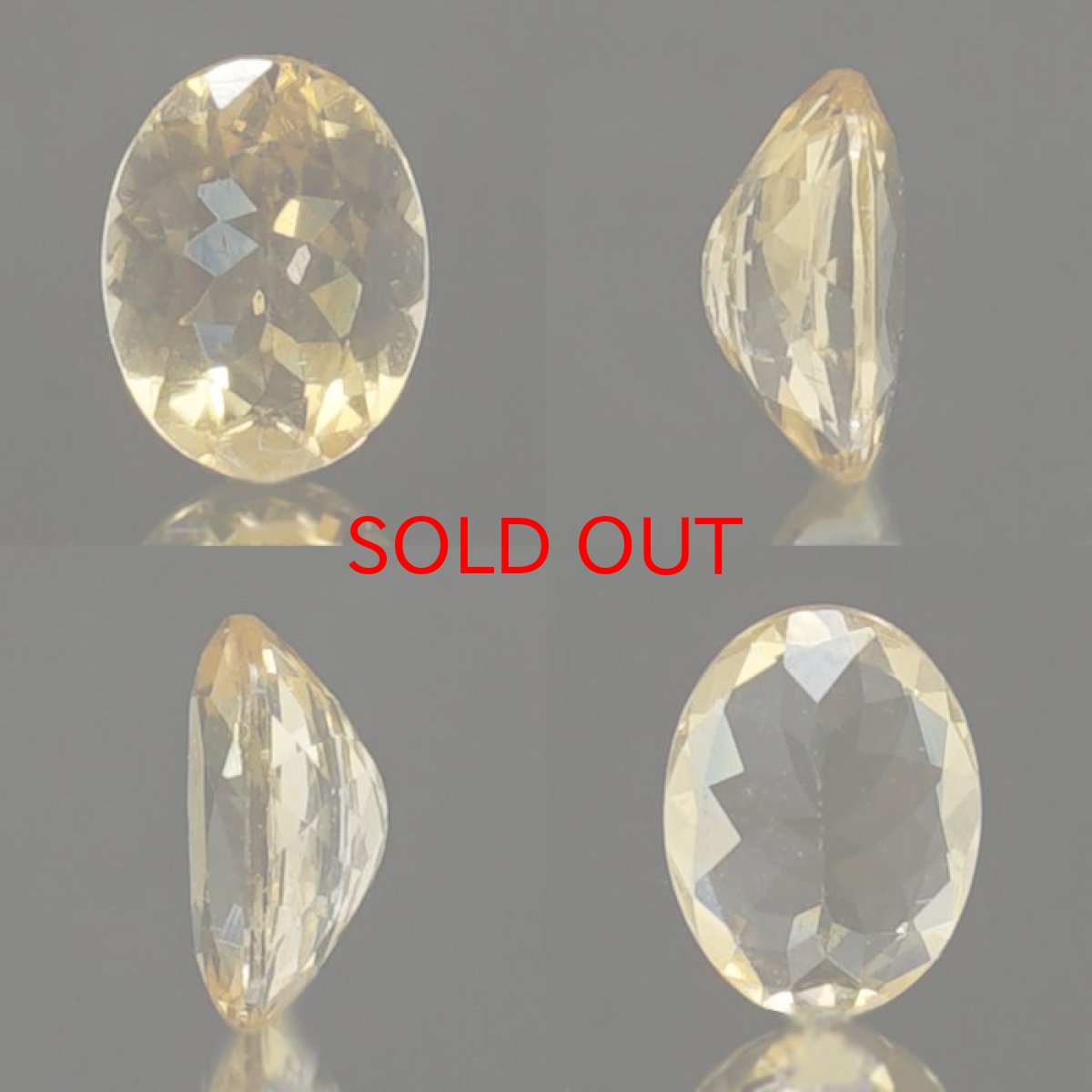 画像2: イエローダンビュライト ルース 1.2ct オーバルカット 一点物 アメリカ産 Yellow Danburite ダンビュライト 天然石 パワーストーン 浄化 お守り カラーストーン (2)
