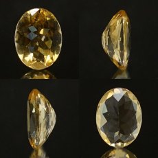 画像2: イエローダンビュライト ルース 1.2ct オーバルカット 一点物 アメリカ産 Yellow Danburite ダンビュライト 天然石 パワーストーン 浄化 お守り カラーストーン (2)