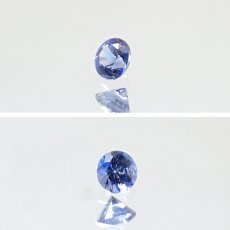 画像3: ベニトアイト ルース 0.070ct ラウンドカット アメリカ カリフォルニア州産 【 一点もの 】 Benitoite ベニト石 希少石 天然石 パワーストーン カラーストーン (3)