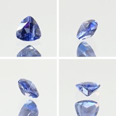 画像2: ベニトアイト ルース 0.093ct トリリアントカット アメリカ カリフォルニア州産 【 一点もの 】 Benitoite ベニト石 希少石 天然石 パワーストーン カラーストーン (2)