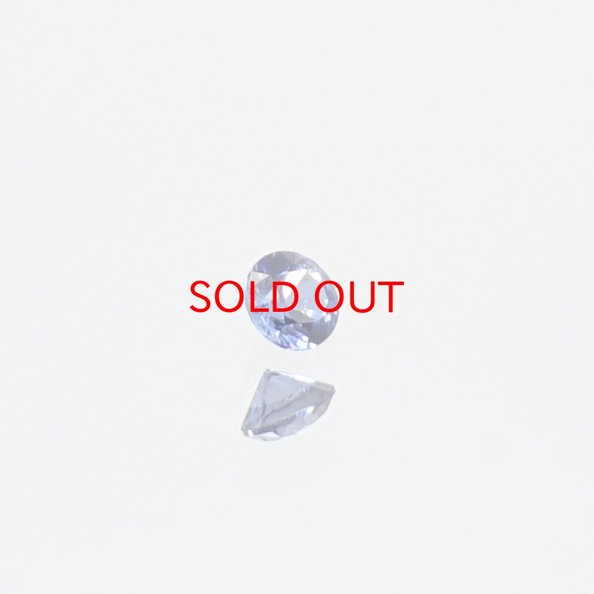 画像3: ベニトアイト ルース 0.068ct ラウンドカット アメリカ カリフォルニア州産 【 一点もの 】 Benitoite ベニト石 希少石 天然石 パワーストーン カラーストーン (3)