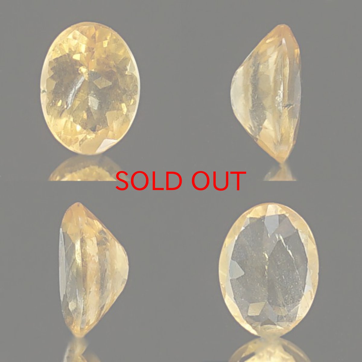 画像2: イエローダンビュライト ルース 1.1ct オーバルカット 一点物 アメリカ産 Yellow Danburite ダンビュライト 天然石 パワーストーン 浄化 お守り カラーストーン (2)
