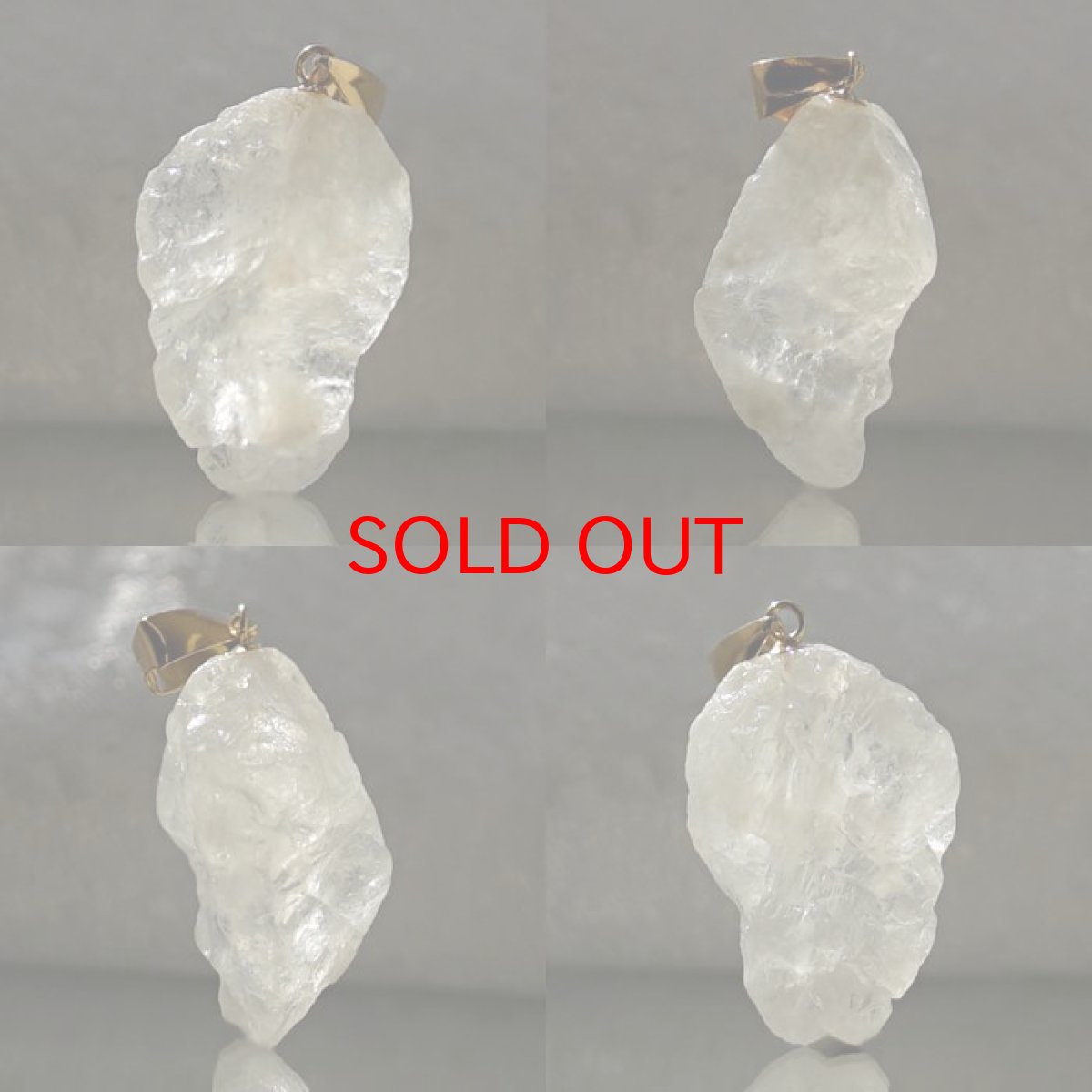 画像2: フェナカイト 12.4ct ペンダントトップ ロシア産 K18 ラフ 原石 一点物 Phenakite 日本製 希少石 フェナス石 ネックレス パワーストーン 浄化 (2)