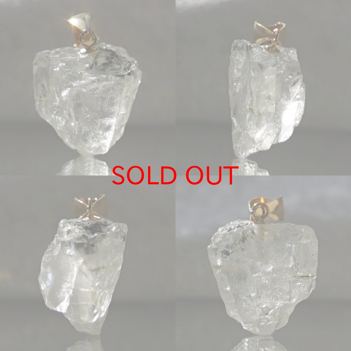 画像2: フェナカイト 8.2ct ペンダントトップ ロシア産 K18 ラフ 原石 一点物 Phenakite 日本製 希少石 フェナス石 ネックレス パワーストーン 浄化 (2)