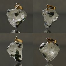 画像2: フェナカイト 3.75ct ペンダントトップ ロシア産 K18 ラフ 原石 一点物 Phenakite 日本製 希少石 フェナス石 ネックレス パワーストーン 浄化 (2)