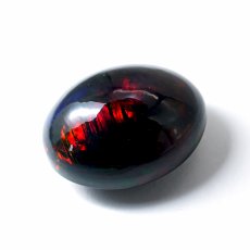 画像3: ブラックオパール ルース 10.7ct オーバル エチオピア産 【 一点物 】 Black opal 10月誕生石 オパール 裸石 天然石 パワーストーン カラーストーン (3)