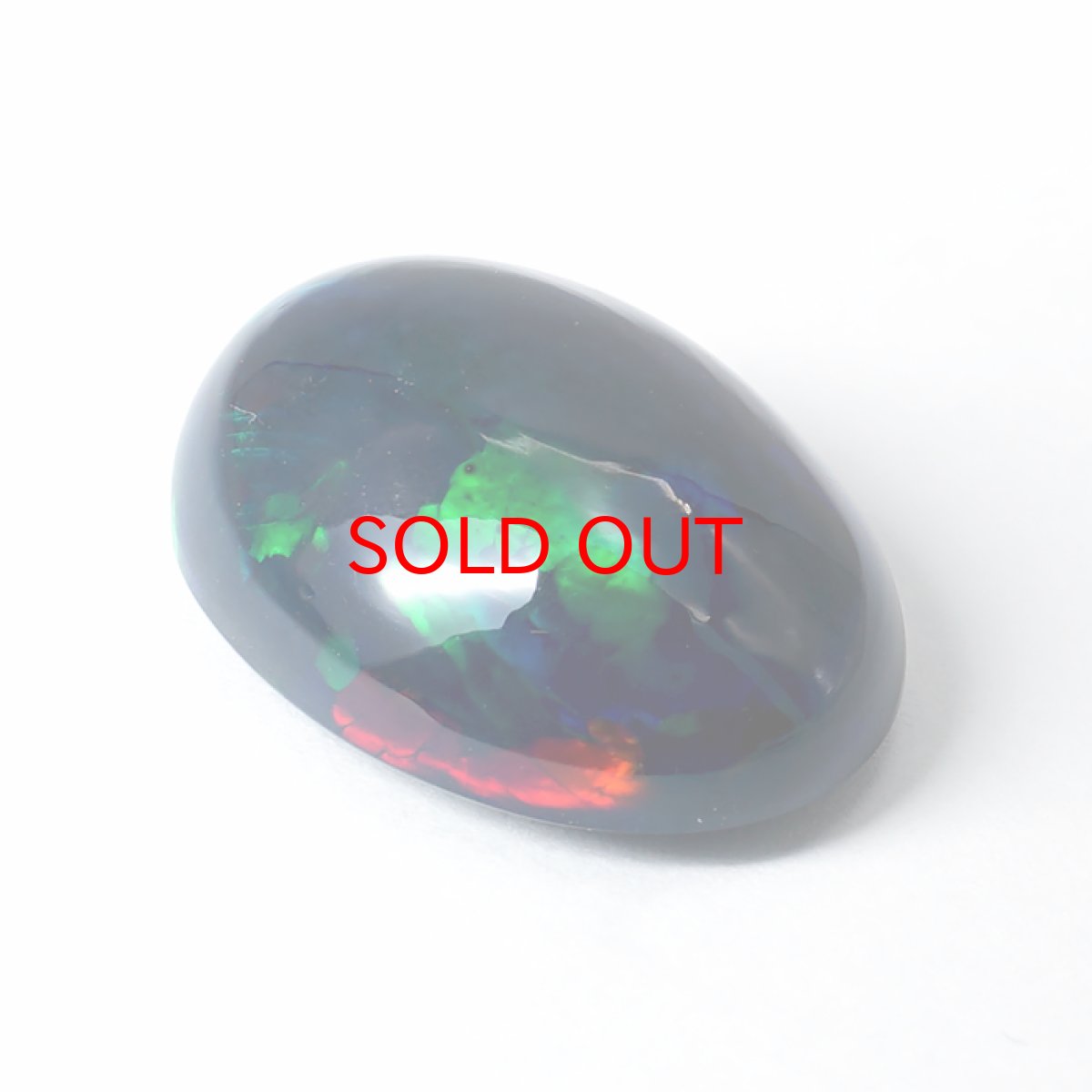画像3: ブラックオパール ルース 7.7ct オーバル エチオピア産 【 一点物 】 Black opal 10月誕生石 オパール 裸石 天然石 パワーストーン カラーストーン (3)